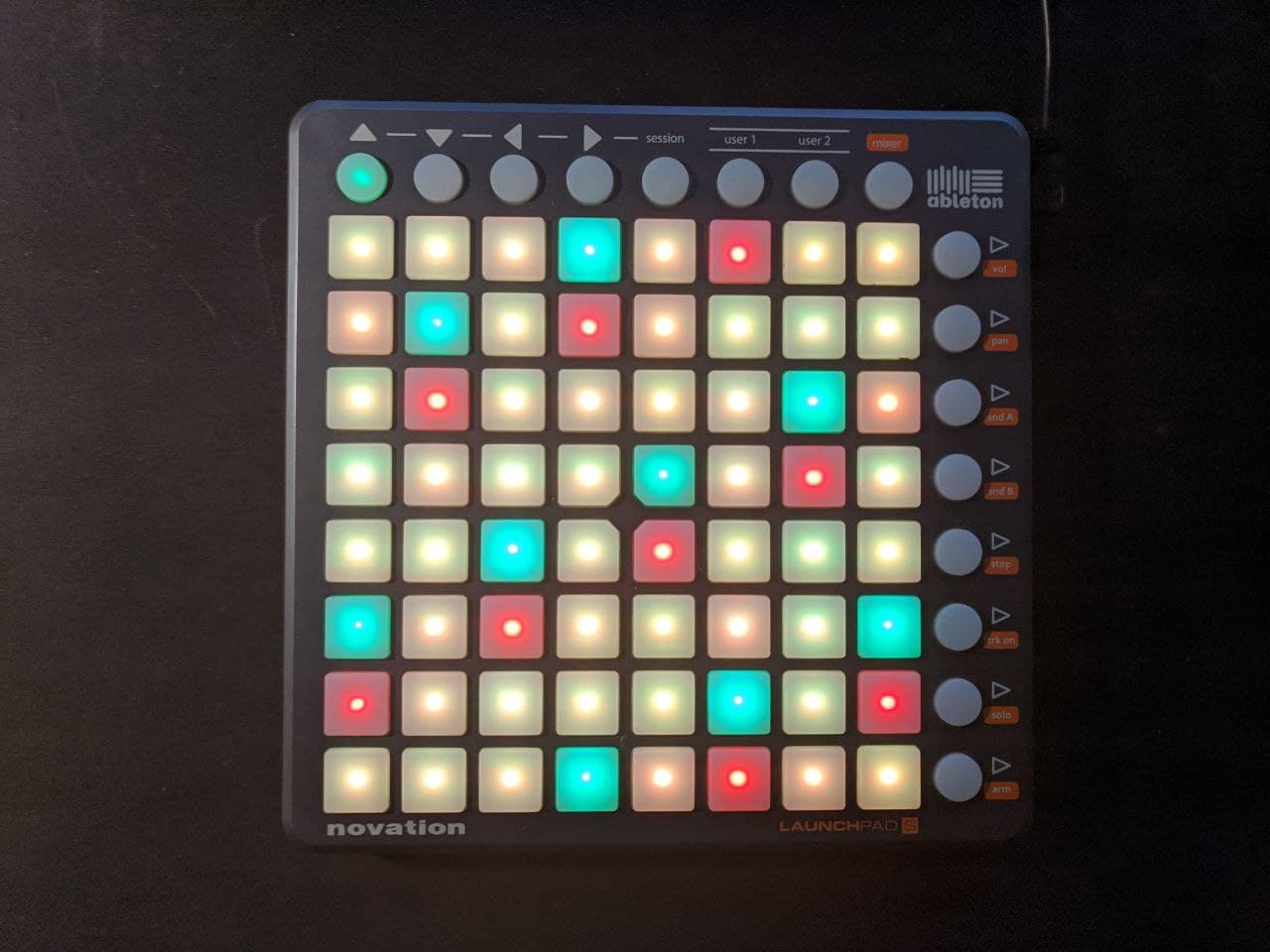 A picture of the Novation Launchpad